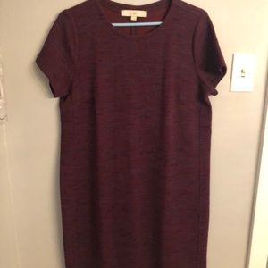 LOFT Tweed-Style Shift Dress